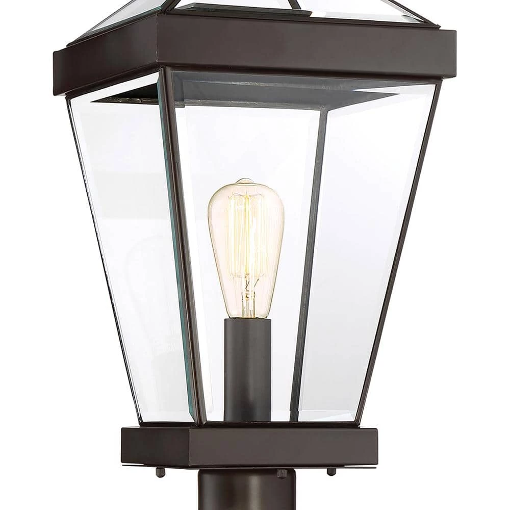 Ravine 1-Light Western Bronze Outdoor Post Lantern by Quoizel 4 Ravine 1-Light Western Bronze Outdoor Post Lantern by Quoizel - Image 2