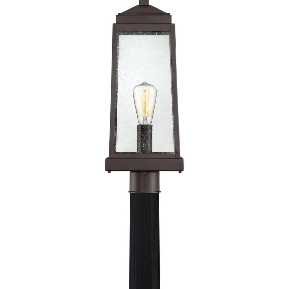 Ravenel 1-Light Western Bronze Outdoor Post Lantern by Quoizel 7 Ravenel 1-Light Western Bronze Outdoor Post Lantern by Quoizel - Image 5