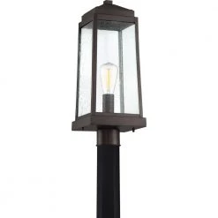 Ravenel 1-Light Western Bronze Outdoor Post Lantern by Quoizel 11 Ravenel 1-Light Western Bronze Outdoor Post Lantern by Quoizel -Quoizel Sales western bronze quoizel post light sets rnl9008wt 4f 1000