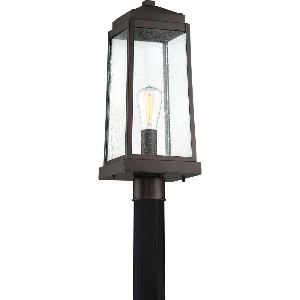 Ravenel 1-Light Western Bronze Outdoor Post Lantern by Quoizel 6 Ravenel 1-Light Western Bronze Outdoor Post Lantern by Quoizel - Image 4