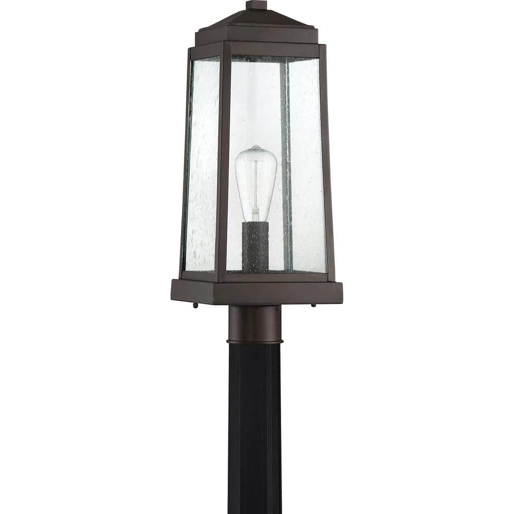 Ravenel 1-Light Western Bronze Outdoor Post Lantern by Quoizel 5 Ravenel 1-Light Western Bronze Outdoor Post Lantern by Quoizel - Image 3