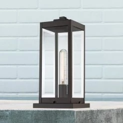 Westover 1-Light Western Bronze Outdoor Post Lantern by Quoizel 17 Westover 1-Light Western Bronze Outdoor Post Lantern by Quoizel -Quoizel Sales western bronze quoizel post light sets wvr9106wt 31 1000