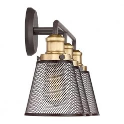 Vault 3-Light Western Bronze Vanity Light by Quoizel -Quoizel Sales western bronze quoizel vanity lighting vlt8603wt 4f 1000