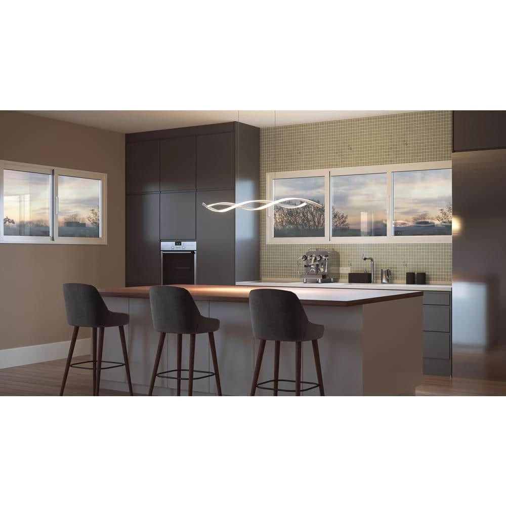 Newport 42.25 in. White Lustre LED Chandelier by Quoizel 11 Newport 42.25 in. White Lustre LED Chandelier by Quoizel - Image 9