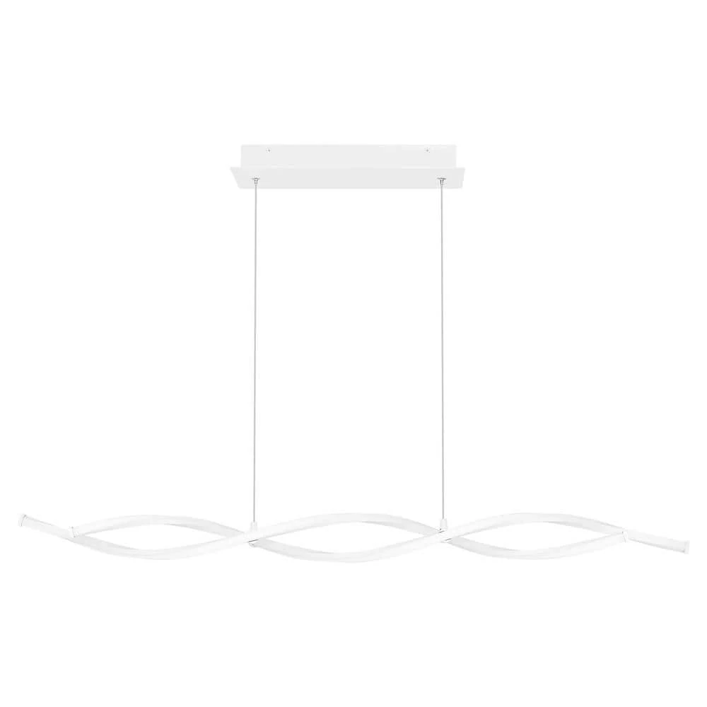 Newport 42.25 in. White Lustre LED Chandelier by Quoizel 6 Newport 42.25 in. White Lustre LED Chandelier by Quoizel - Image 4