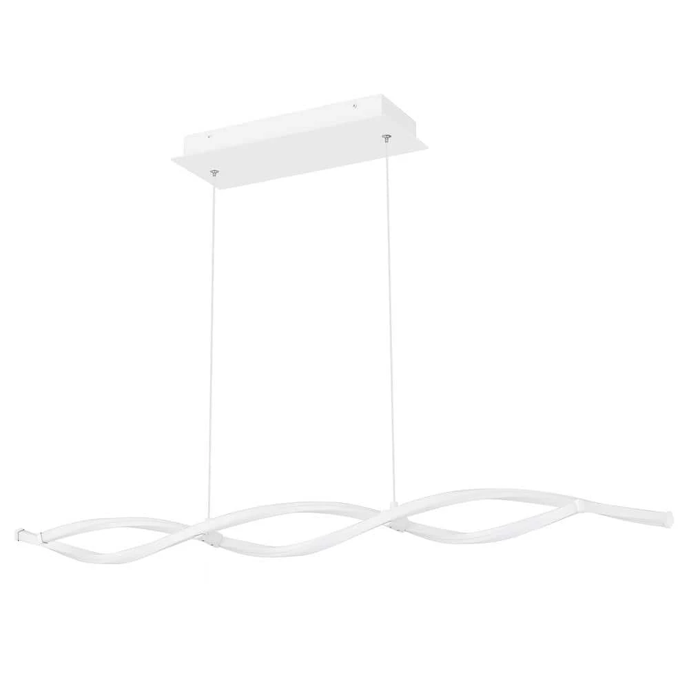 Newport 42.25 in. White Lustre LED Chandelier by Quoizel 5 Newport 42.25 in. White Lustre LED Chandelier by Quoizel - Image 3