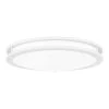 Euclid 24 in. White Lustre LED Semi-Flush Mount by Quoizel -Quoizel Sales white lustre quoizel flush mount lights euc1624w 64 1000