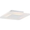 Aglow 11 in. White Lustre LED Flush Mount by Quoizel -Quoizel Sales white lustre quoizel flush mount lights pcaw1611w 64 1000