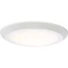 Verge 12 in. White Lustre LED Flush Mount by Quoizel -Quoizel Sales white lustre quoizel flush mount lights vrg1612w 64 1000