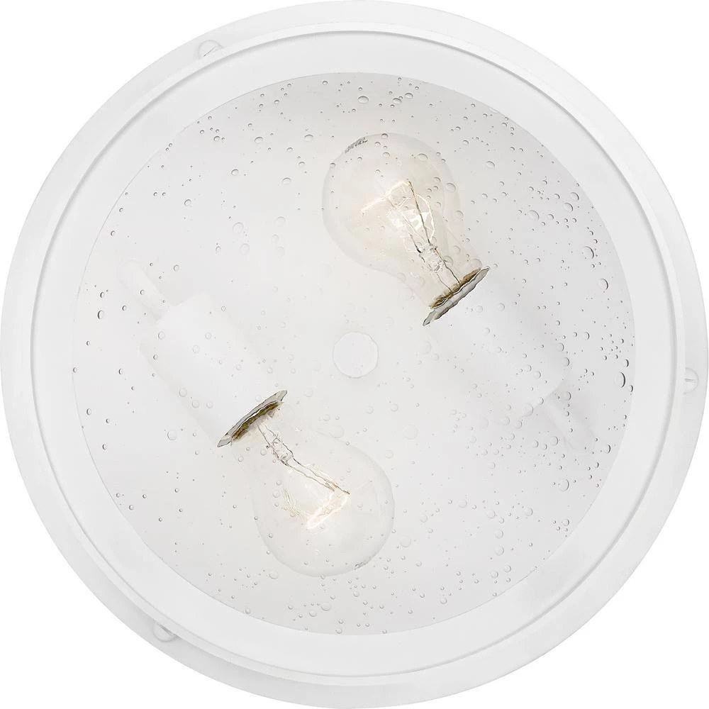 Marblehead 1-Light White Lustre Outdoor Flush Mount by Quoizel 8 Marblehead 1-Light White Lustre Outdoor Flush Mount by Quoizel - Image 6