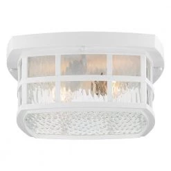Stonington 1-Light White Lustre Outdoor Flush Mount by Quoizel 15 Stonington 1-Light White Lustre Outdoor Flush Mount by Quoizel -Quoizel Sales white lustre quoizel outdoor flush mount lights snn1612w 44 1000