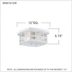 Stonington 1-Light White Lustre Outdoor Flush Mount by Quoizel 17 Stonington 1-Light White Lustre Outdoor Flush Mount by Quoizel -Quoizel Sales white lustre quoizel outdoor flush mount lights snn1612w 76 1000