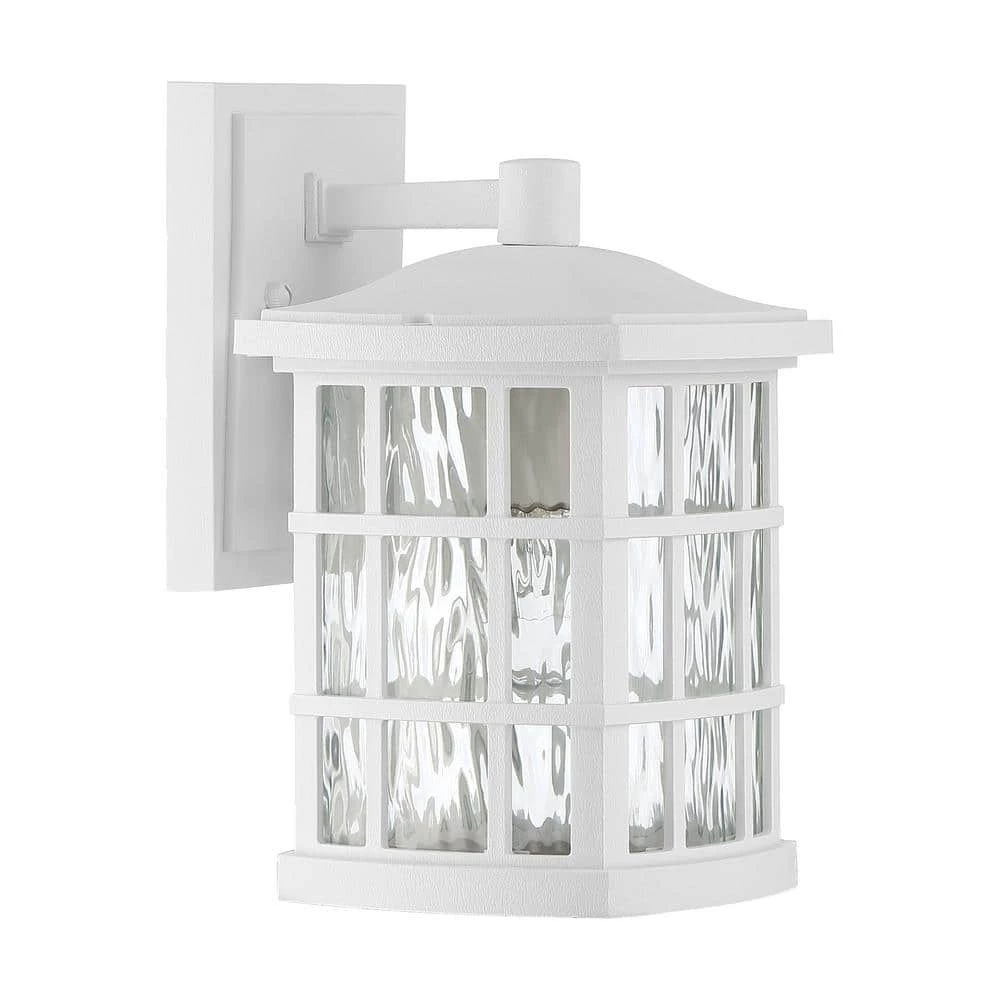 Stonington 1-Light White Outdoor Wall Lantern Sconce by Quoizel 6 Stonington 1-Light White Outdoor Wall Lantern Sconce by Quoizel - Image 4