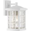 Stonington 1-Light White Outdoor Wall Lantern Sconce by Quoizel -Quoizel Sales white lustre quoizel outdoor sconces snn8408w 64 1000