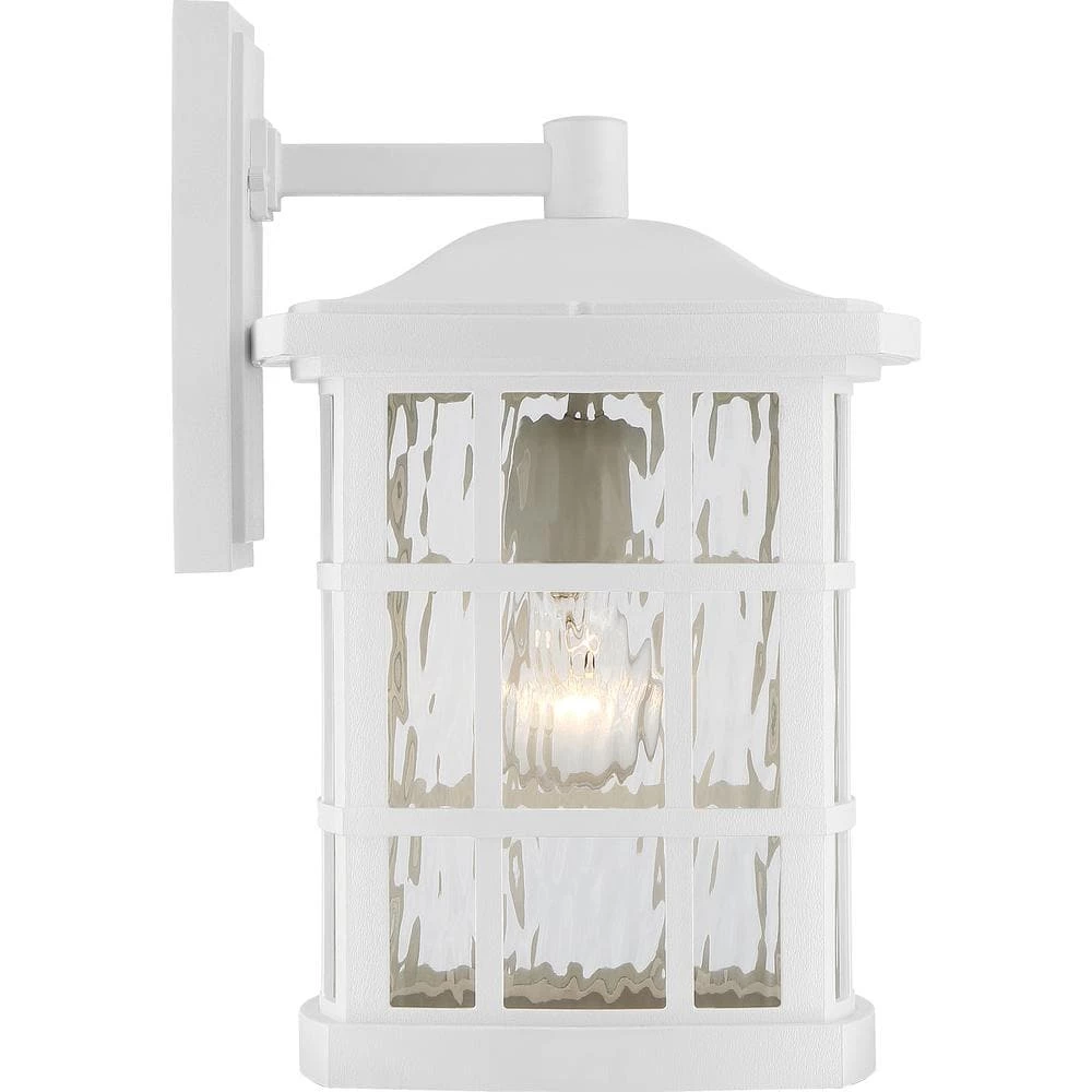 Stonington 1-Light White Outdoor Wall Lantern Sconce by Quoizel 8 Stonington 1-Light White Outdoor Wall Lantern Sconce by Quoizel - Image 6