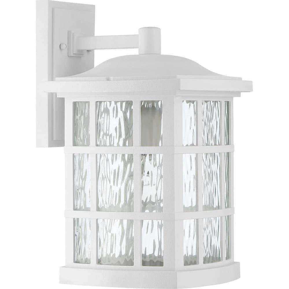 Stonington 1-Light White Outdoor Wall Lantern Sconce by Quoizel 6 Stonington 1-Light White Outdoor Wall Lantern Sconce by Quoizel - Image 4