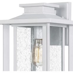 Wakefield 1-Light White Lustre Outdoor Wall Lantern Sconce by Quoizel 16 Wakefield 1-Light White Lustre Outdoor Wall Lantern Sconce by Quoizel -Quoizel Sales white lustre quoizel outdoor sconces wkf8409w 44 1000