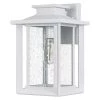 Wakefield 1-Light White Lustre Outdoor Wall Lantern Sconce by Quoizel -Quoizel Sales white lustre quoizel outdoor sconces wkf8409w 64 1000